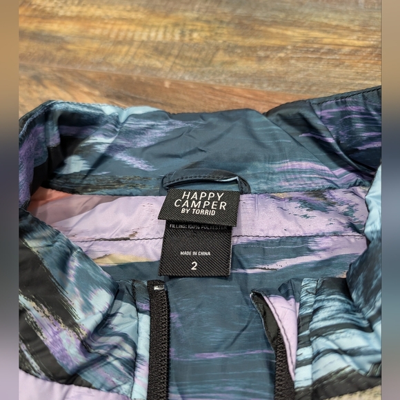 NWT Torrid Happy Camper Polyester Woven Lightweight Active Jacket 2X - Picture 3 of 7